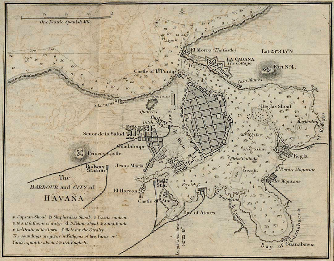 Havana Harbour and City From A Dictionary, Practical, Theoretical, and Historical of Commerce and Commercial Navigation, by J. R. (John Ramsay) McCulloch, 1882.