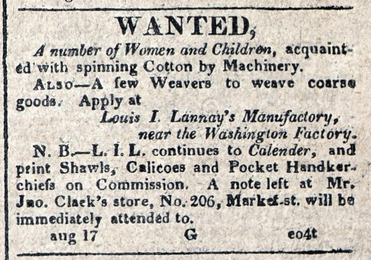 American Commercial and Daily Advertiser, August 17, 1814. Maryland State Archives, SC3392.